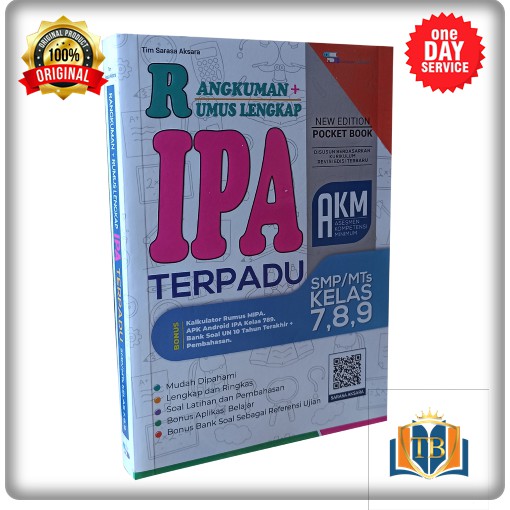 BUKU PELAJARAN SMP - RANGKUMAN + RUMUS LENGKAP IPA TERPADU SMP/MTS KELAS 7 8 9