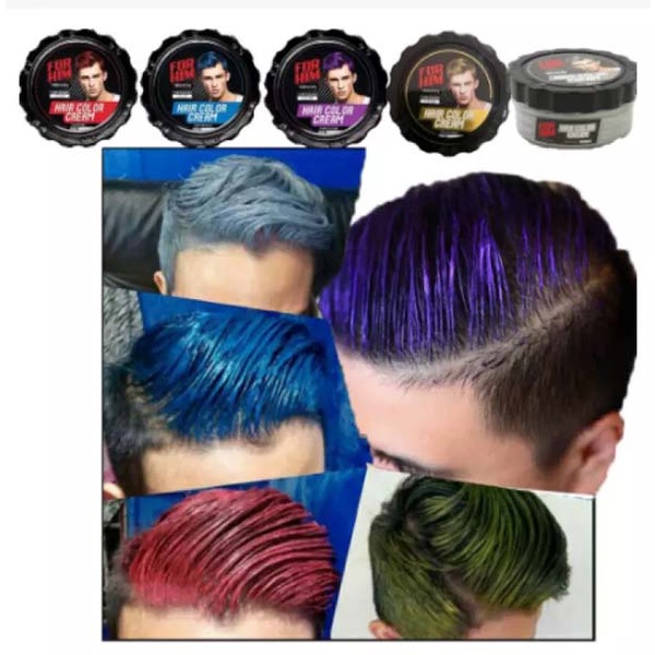 [80GR] [Pomade Warna] Miranda Hair Color Cream Pomade Warna For Him 80g | Silver Perak | Gold Emas | Blue Biru | Purple Ungu_Cerianti