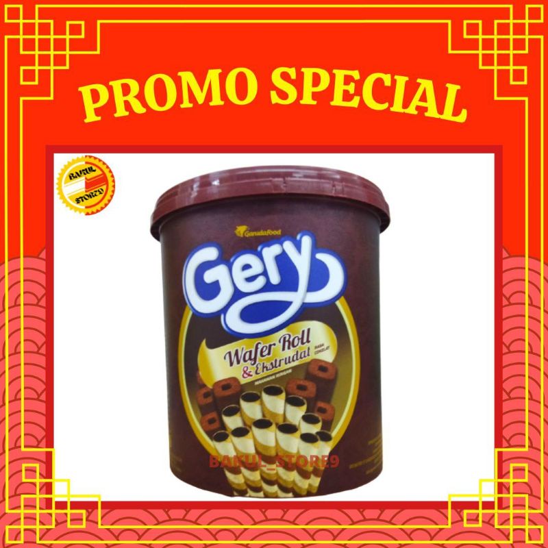 Gery Wafer Roll &amp; Ekstrudat 350Gr / 400gr Kaleng