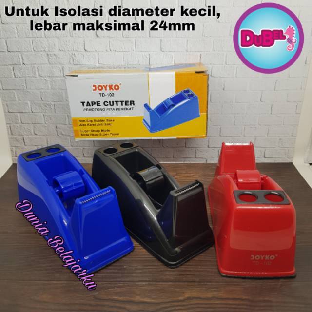 

Pemotong Selotip / Lakban / Tape Dispenser / Tape Cutter Joyko TD-102