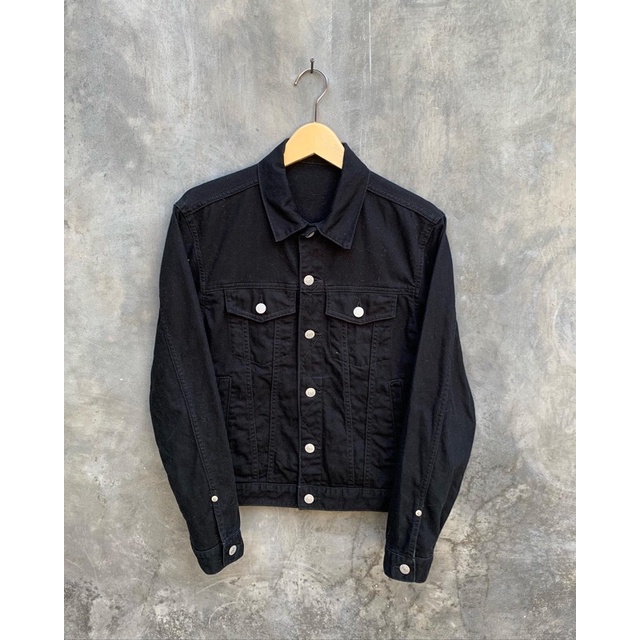 Trucker Jaket Jeans Gu Original