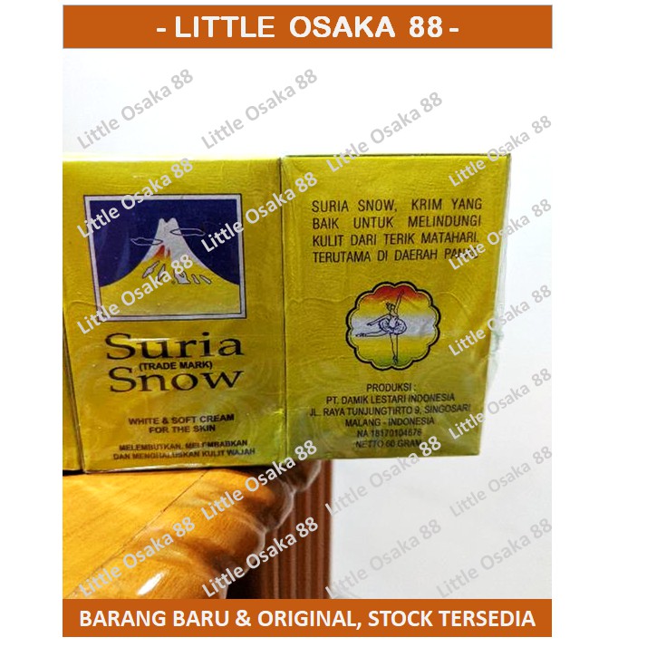 Suria Snow White &amp; Soft Cream 60 gr