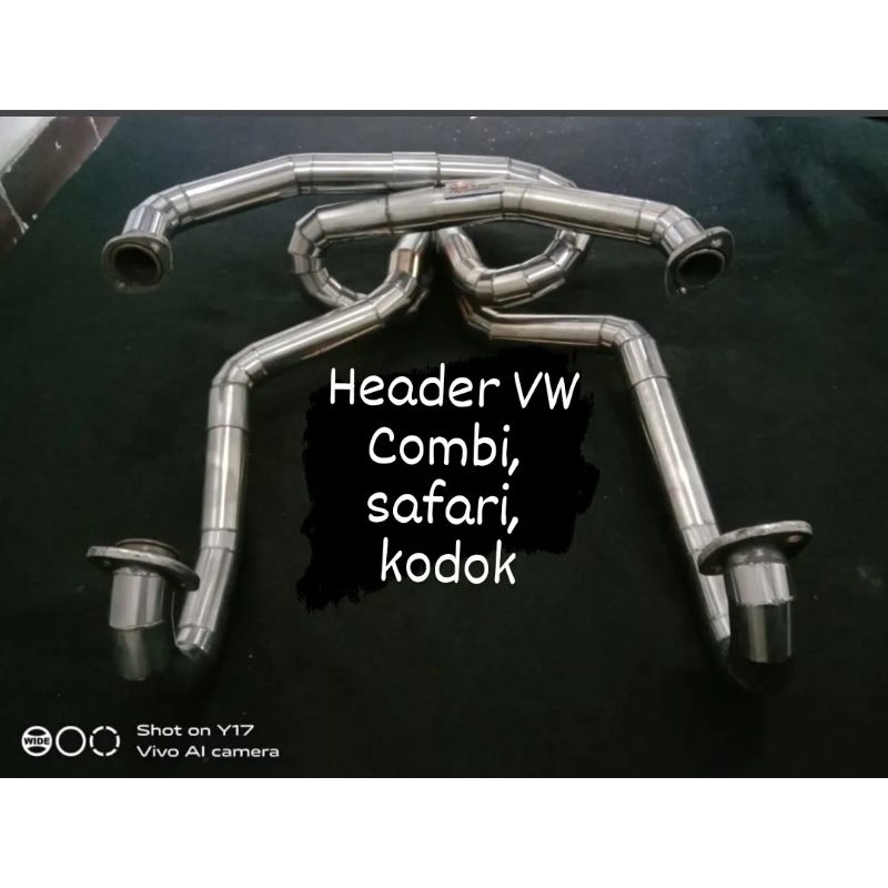 knalpot Header VW safari, combi, kodok