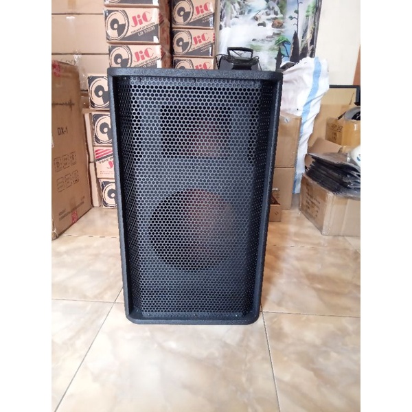 BOX SPEAKER 10 INCH SINGLE TEKSTUR + GRILL