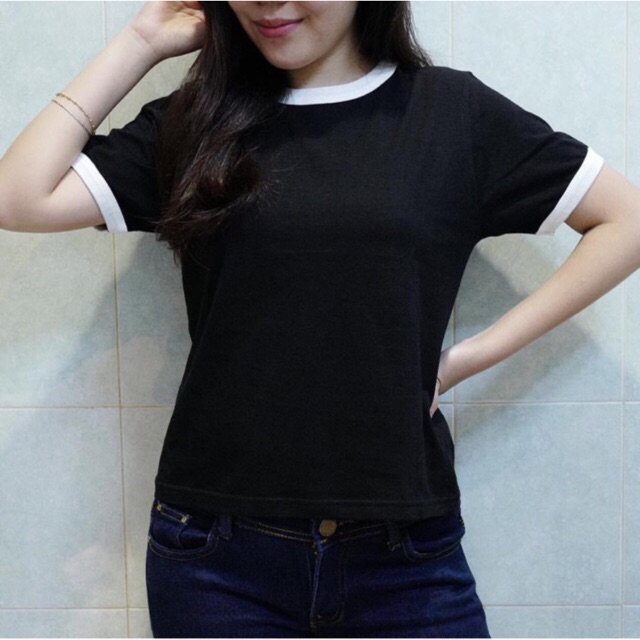 Ringer tee polos / ringer tee patch