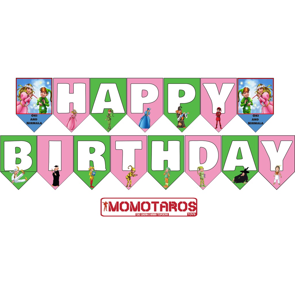 Banner HBD Oki and Nirmala set