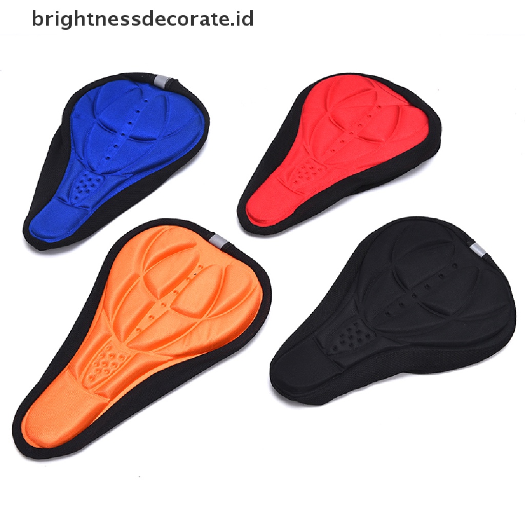 (Birth) Cover Sadel Sepeda 3d Bahan Silikon Lembut Nyaman (Id)