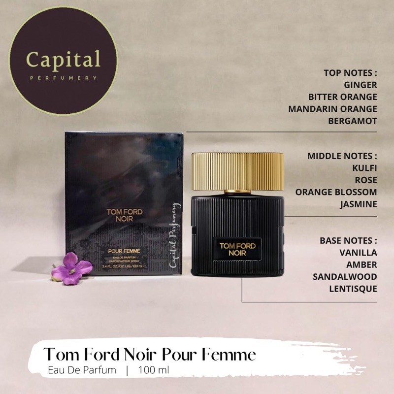 Jual Tom Ford Noir Pour Femme EDP 100ml | Shopee Indonesia