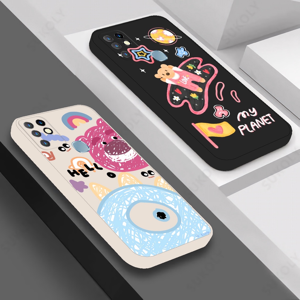 Softcase case macaron (UV 16)Infinix hot 10 hot 11 play hot 11 hot 10 play  hot 12 play hot 12i ho 9