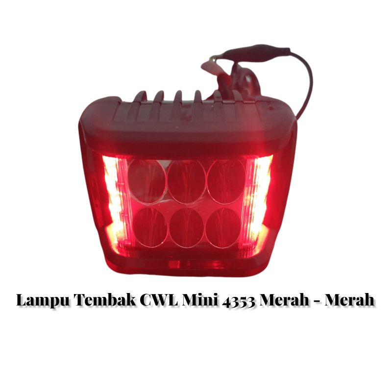 Lampu Tembak Sorot LED CWL Mini 6 Mata Plus Senja Flash 4353