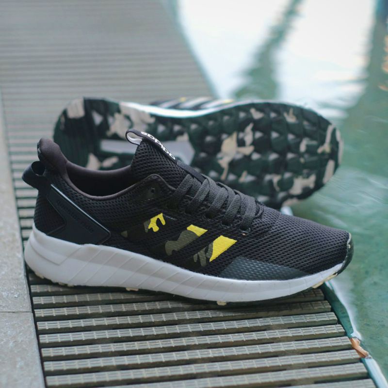 SALE ADIDAS QUESTAR RIDE PRIA (100% ORIGINAL) SEPATU SNEAKER GYM SPORT LARI OLAHRAGA CASUAL SANTAI S