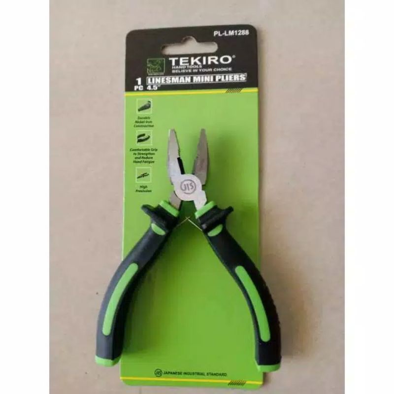 TANG KOMBINASI TEKIRO 8, 7 DAN 4 1/2 INCH / LINESMAN PLIERS TEKIRO