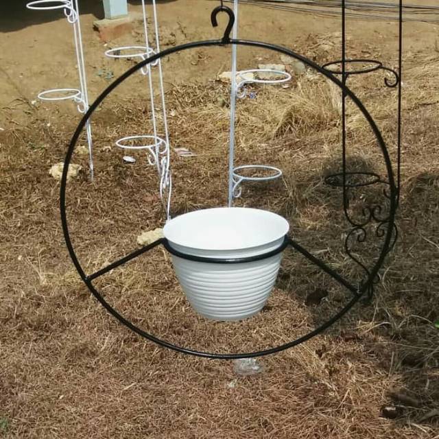 Rak Pot Bunga Hias Rak Bunga Gantungan Standing Pot Gantungan