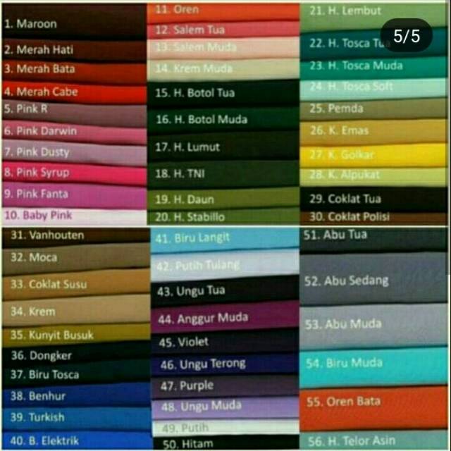 Kerudung segiempat wolfis polos