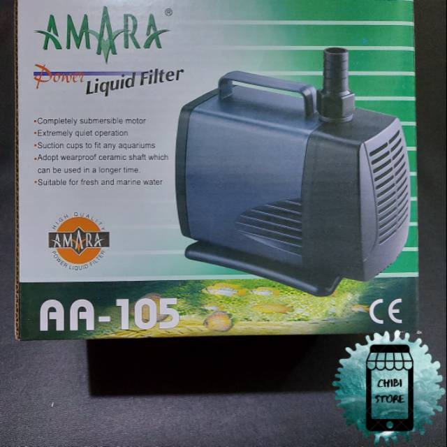 POMPA AKUARIUM AMARA AA-105 / MESIN KOLAM AMARA AA - 105 / MESIN AQUARIUM AMARA AA 105 /  POND PUMP 