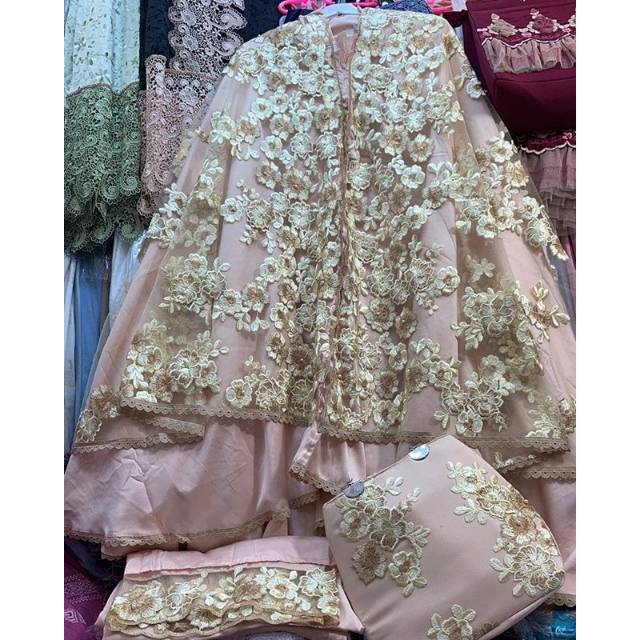 Mukena brukat sutra chayra