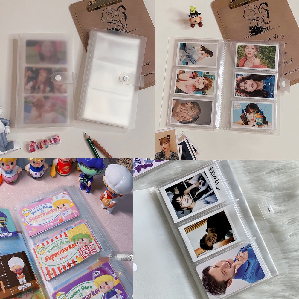 Pp Buku Kartu Transparan A4 A5 Matte Cover Binder Collect Book Photocard Album Tempat Kartu Lomo