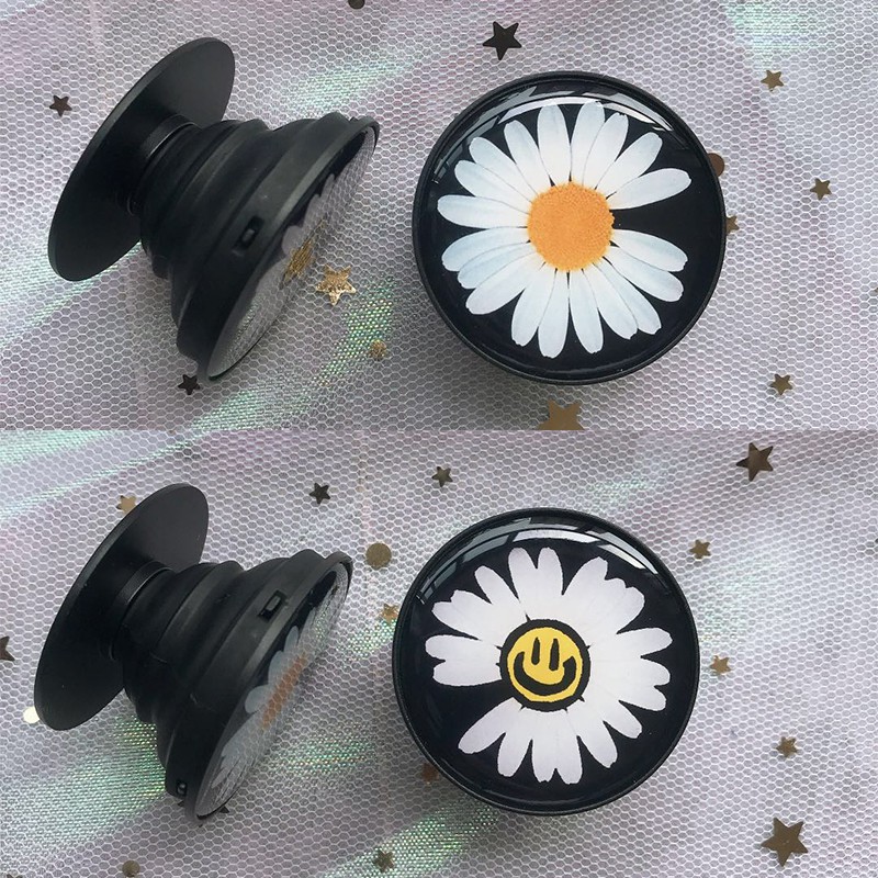 Gd Ins Same Bracket Airbag Motif Bunga Daisy Tersenyum Untuk Holder Handphone