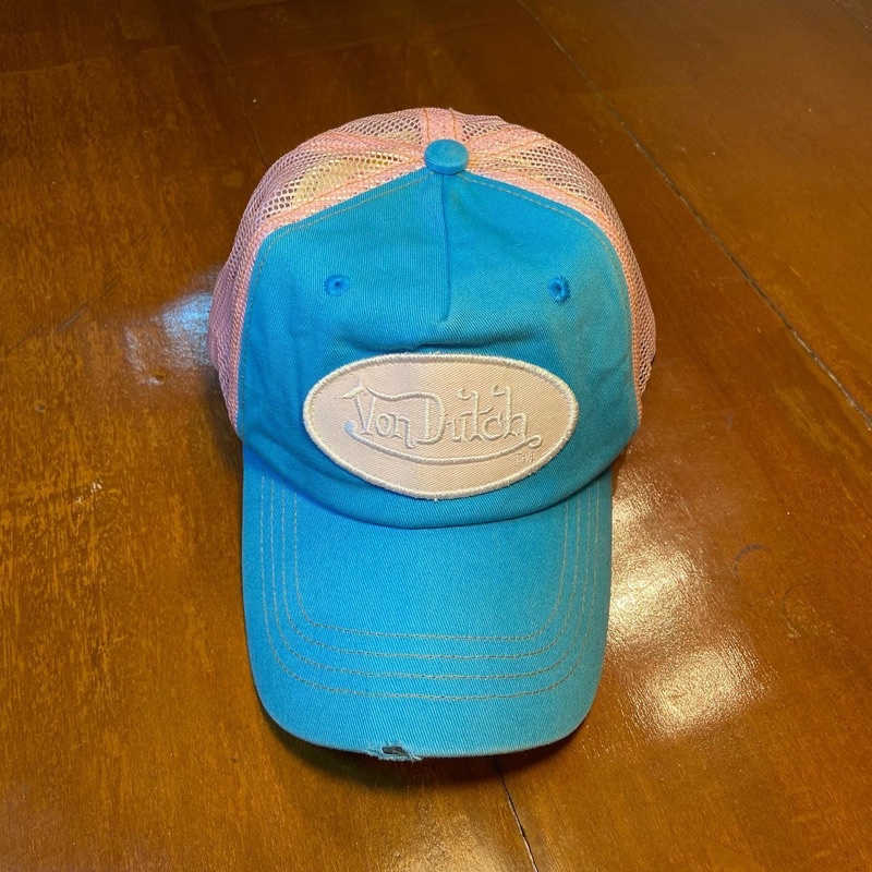 Blue Pink Von Dutch Hat