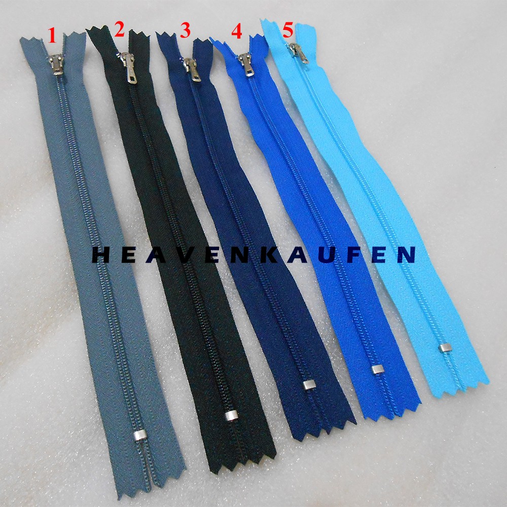 Resleting/Zipper YKK 20 cm (8 inch) Murah Warna-Warni