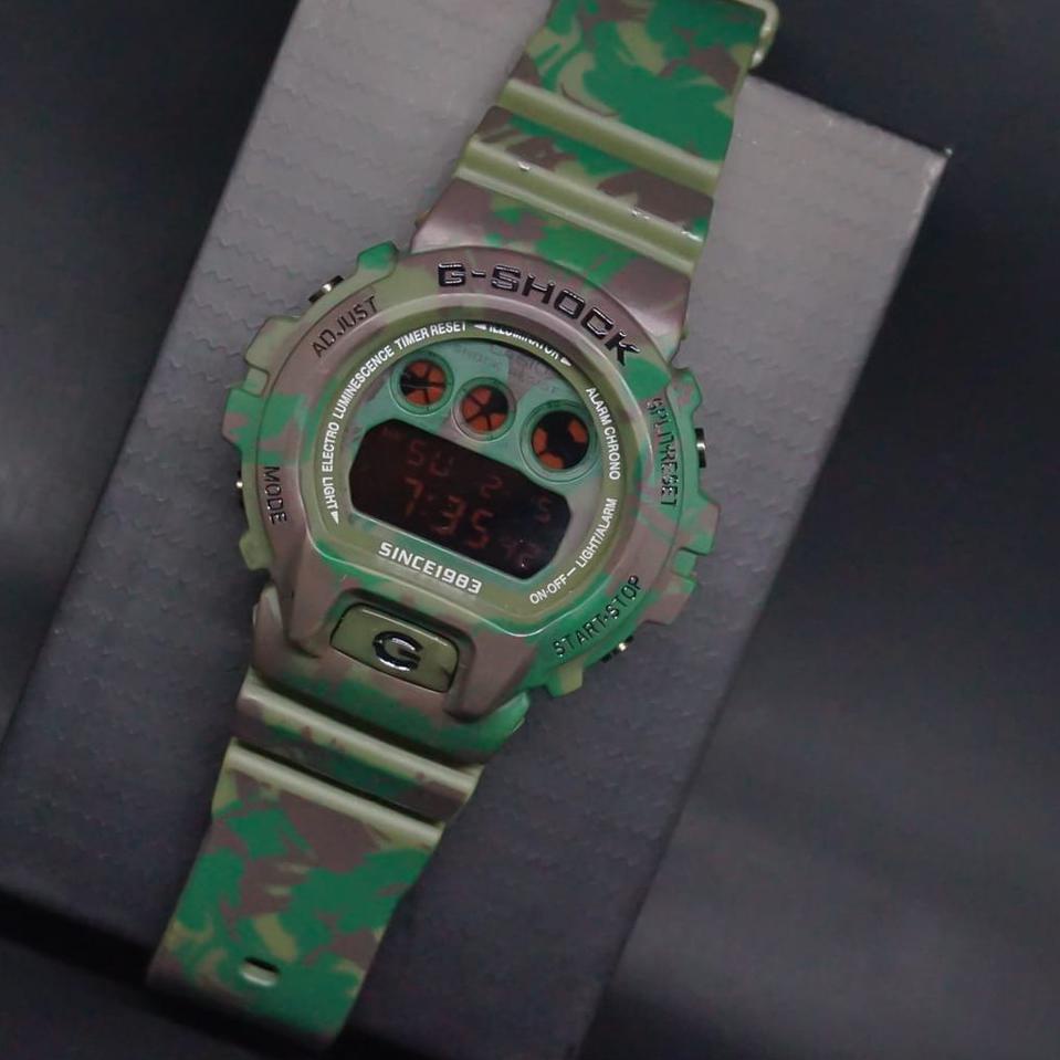 Barang Pilihan.. NEW ARMY  DW 6900 GSHOCK CASIO JAM TANGAN PRIA LORENG ARMY KEREN