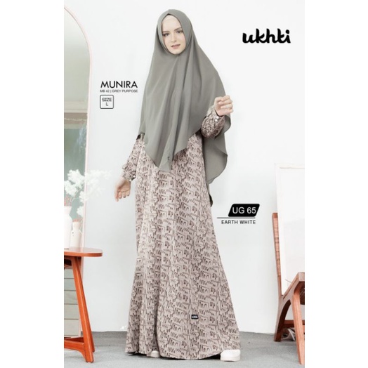 UG65 UKHTI MUNIRA DRESS GAMIS BUSUI CASUAL DAILY DRESS