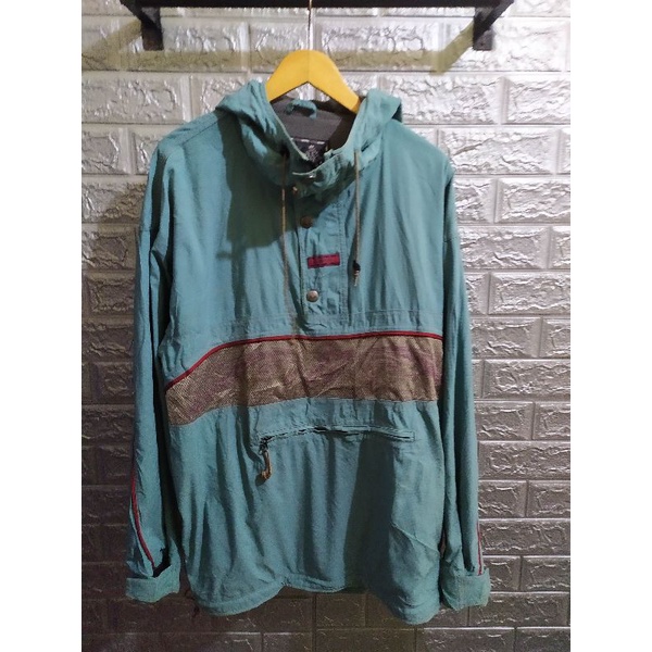 jaket outdoor halfzip size L fit xXL second