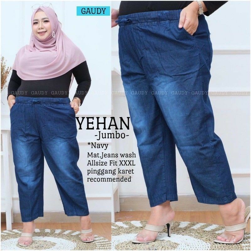 Celana JOGGER &amp; BAGGY JEANS SUPER JUMBO / Celana Joger Jeans Panjang Wanita / Big Size Pants