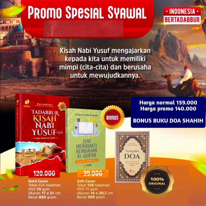 

Beli 1 gratis 2 serial lengkap tadabbur kisah nabi yusuf