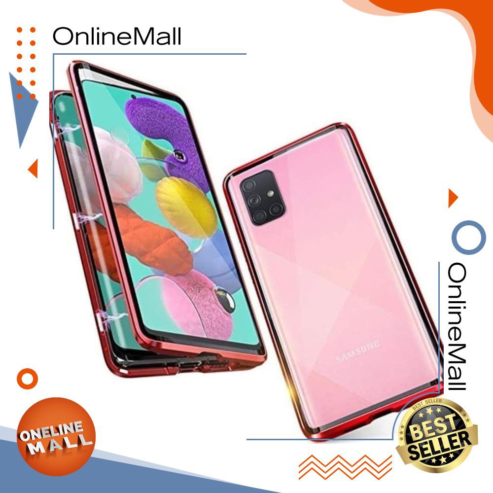 SALE SAMSUNG A51 DOUBLE SIDE MAGNETIC FLIP CASE IS-A51-760