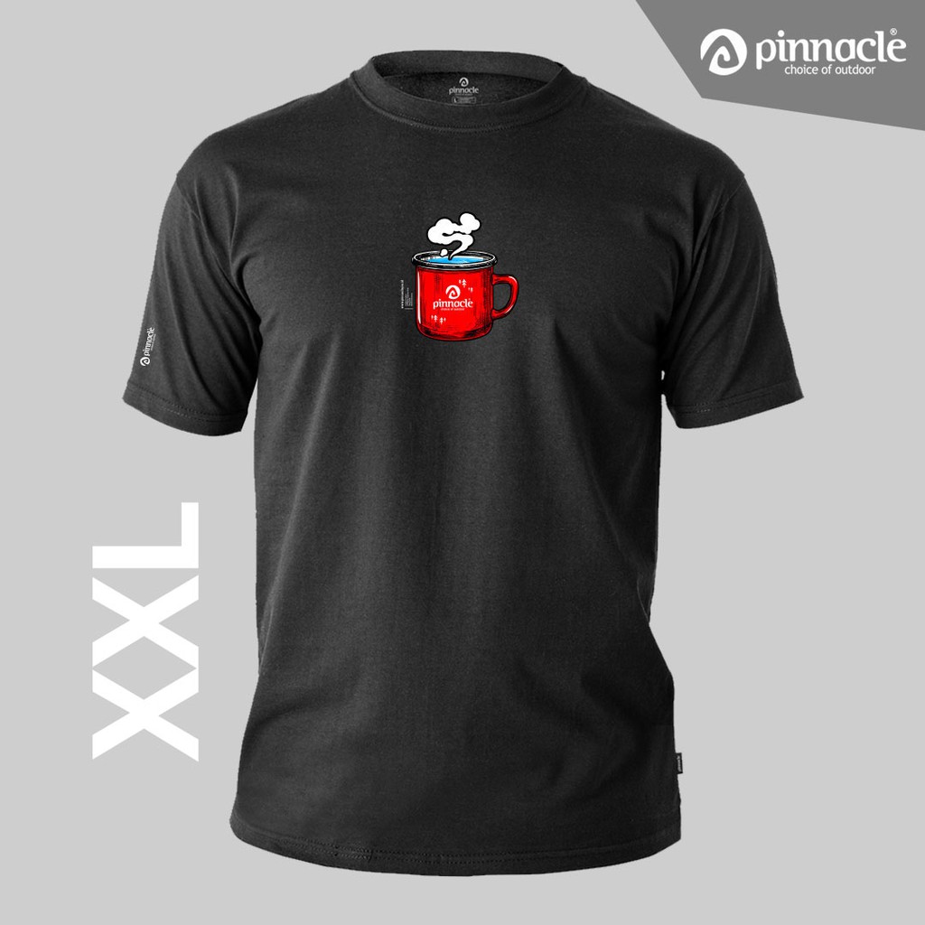 Pinnacle T-shirt Enamel Red XXL - Kaos Pinnacle Kode P04