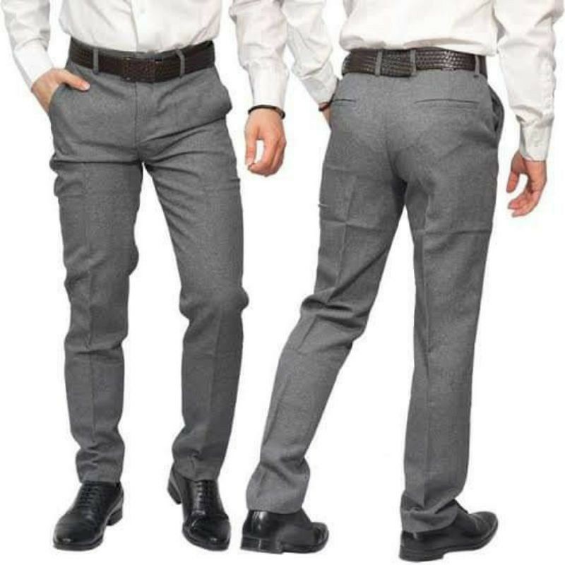 Celana Bahan Celana Ankle Pants Celana Casual Celana Formal Kerja Kantor Pria Slimfit Size 27-38 Woll Premium