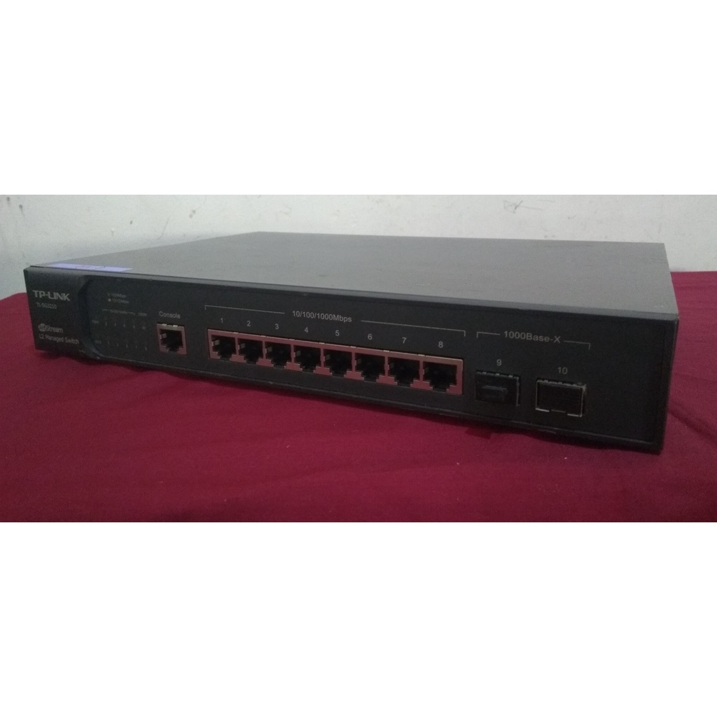 JetStream 8-Port Gigabit L2+ Managed Switch with 2 SFP Slots TL-SG3210