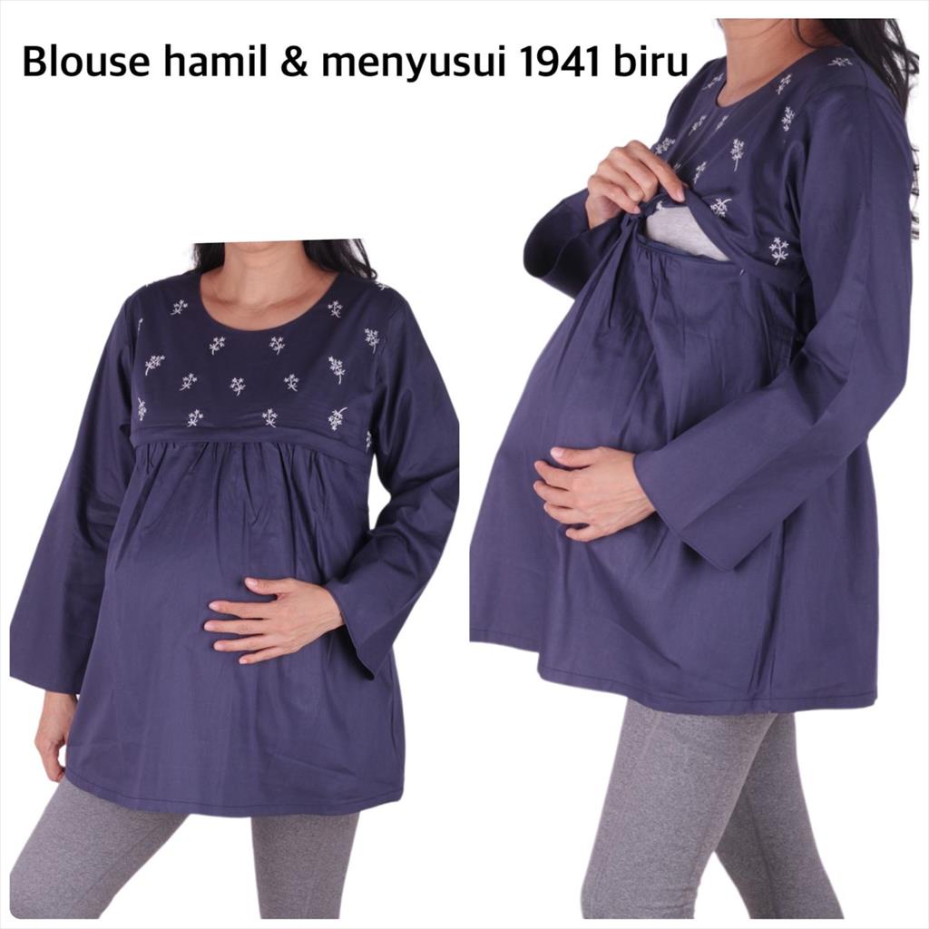 Baju Hamil Blouse Hamil Menyusui B1941