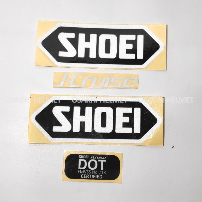 [KODE BCT] Stiker Paket Shoei J-Cruise DOT KYT Kyoto Sticker INK Dynamic Auto Ganteng