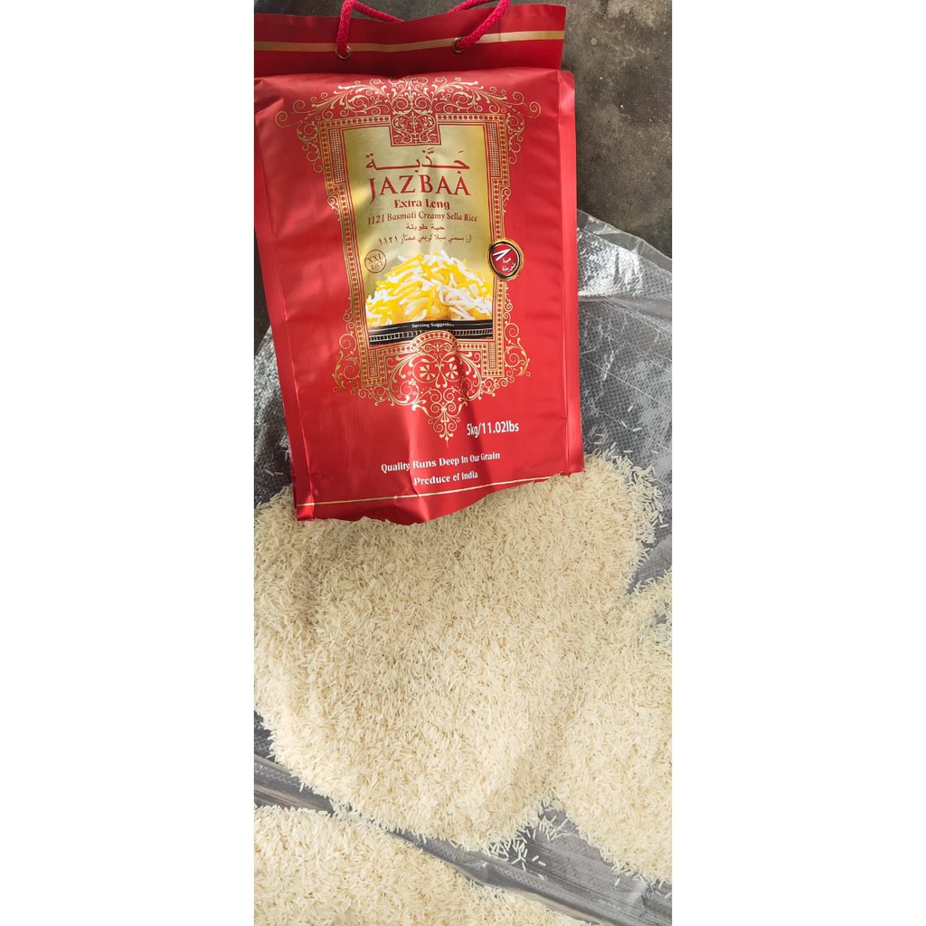 

Beras Basmati premium Nasi Kebuli Nasi Mandhi jazbaa moafaq 1kg
