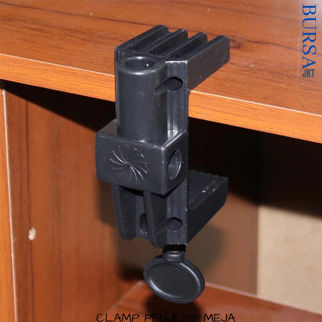 BRACKET STAND CLAMP KLIP MOUNT DUDUKAN MEJA LAMPU MICROPHONE KAMERA