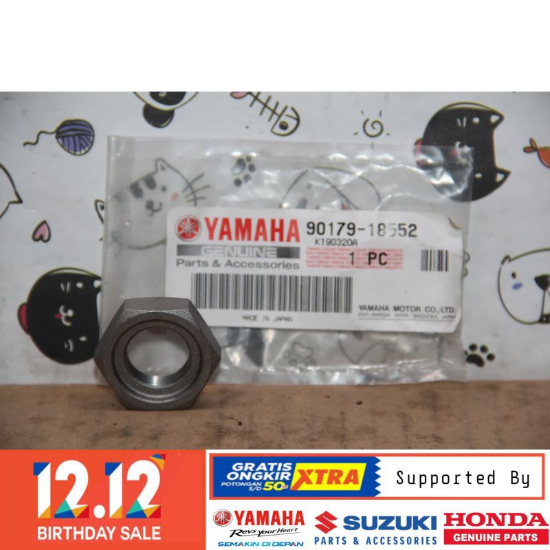 DIJAMIN ASLI MUR AS GIR GEAR GIGI DEPAN YAMAHA SCORPIO Z 90179-18552 ORIGINAL BERKUALITAS