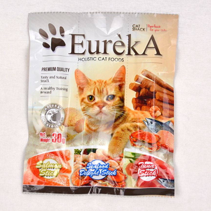 

EUREKA Snack Kucing STICK Tuna Salmon Seafood 30g