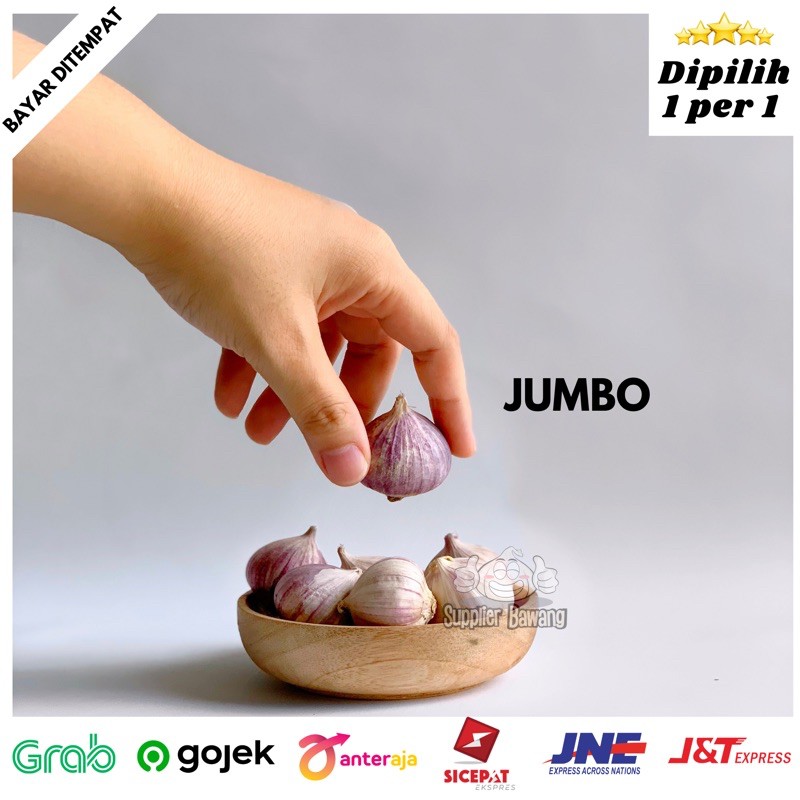 

BAWANG PUTIH TUNGGAL BAWANG LANANG SUPER 1KG