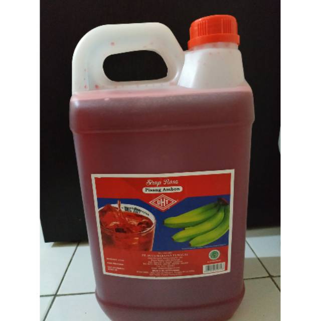 

Sirup DHT Pisang Ambon (sirup legend aseli Makassar) isi 5 liter