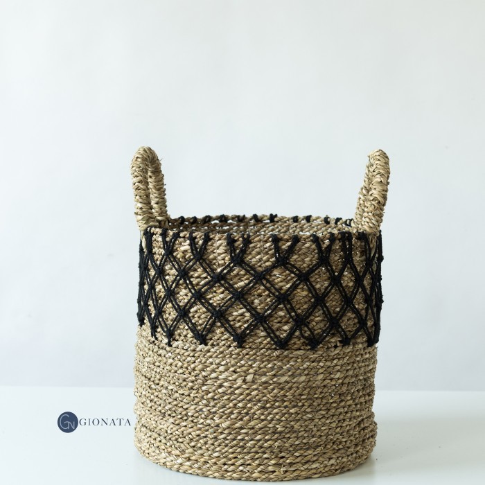 

Dekornata Rajut Basket / Keranjang Anyaman / Laundry Bag / Cover Pot