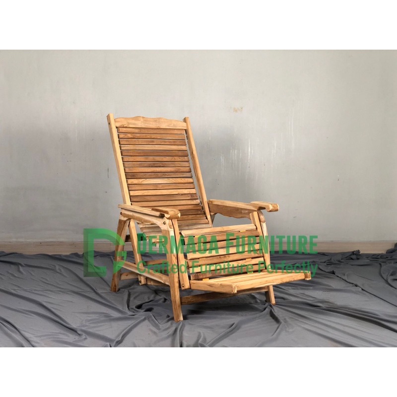 KURSI SANTAI AYUNAN KAYU JATI KURSI MALAS GOYANG MURAH KURSI AYUNAN TERAS DERMAGA FURNITURE JEPARA