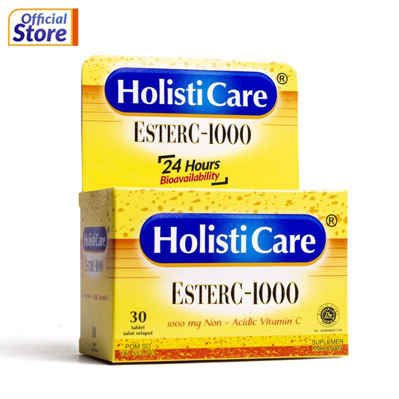 Jual HOLISTICARE SUPER ESTER C 1000MG ISI 30 NON ACIDIC VITAMIN C AMAN