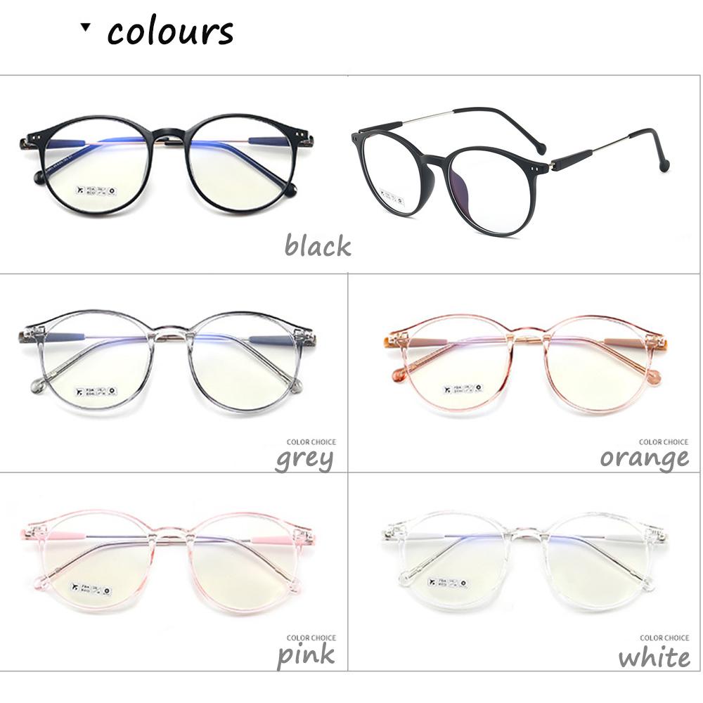 Nanas Kacamata Fashion Anti Sinar Biru Perlindungan Radiasi Flat Mirror Eyewear