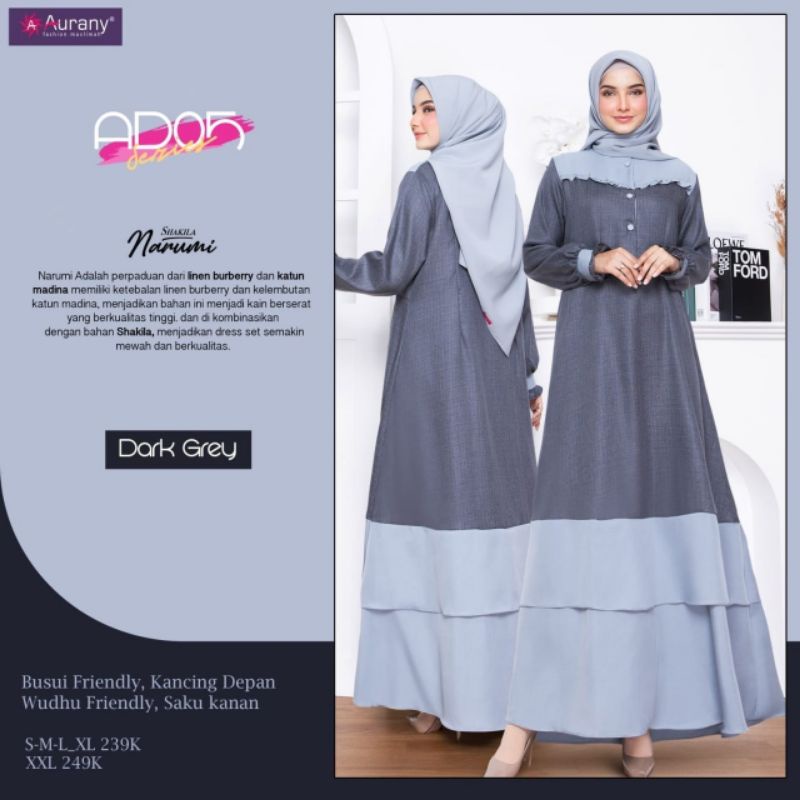 Baju Gamis merk AURANY-DRESS AD 05