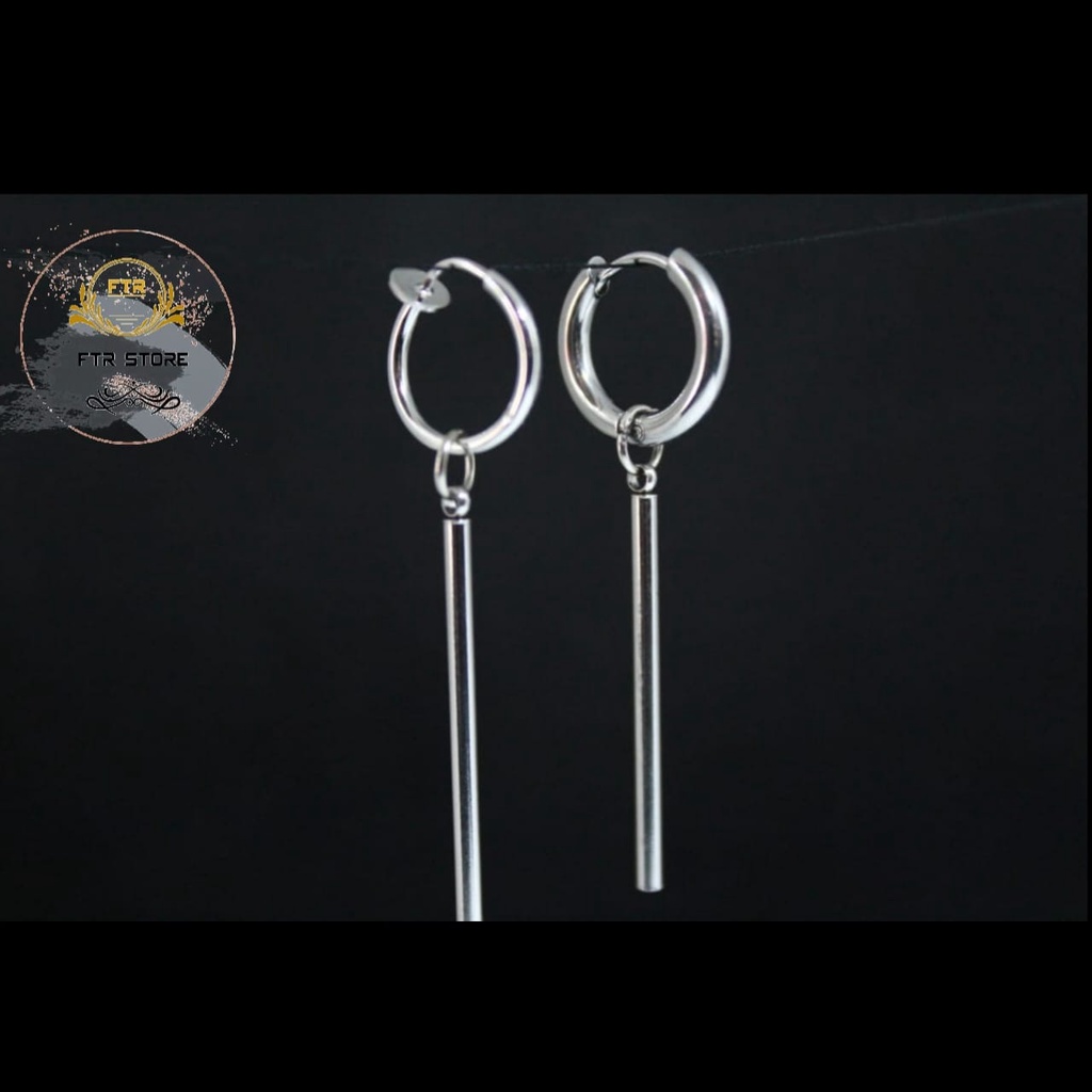 ANTING HOOPS BATANG MODEL GANTUNGAN ALA KOREA