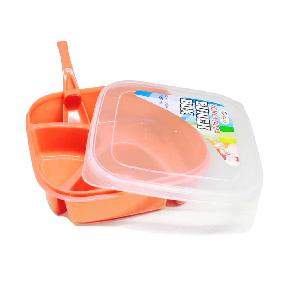 Kotak Makan Lunch Box Clio Yokohama - isi 1 pcs