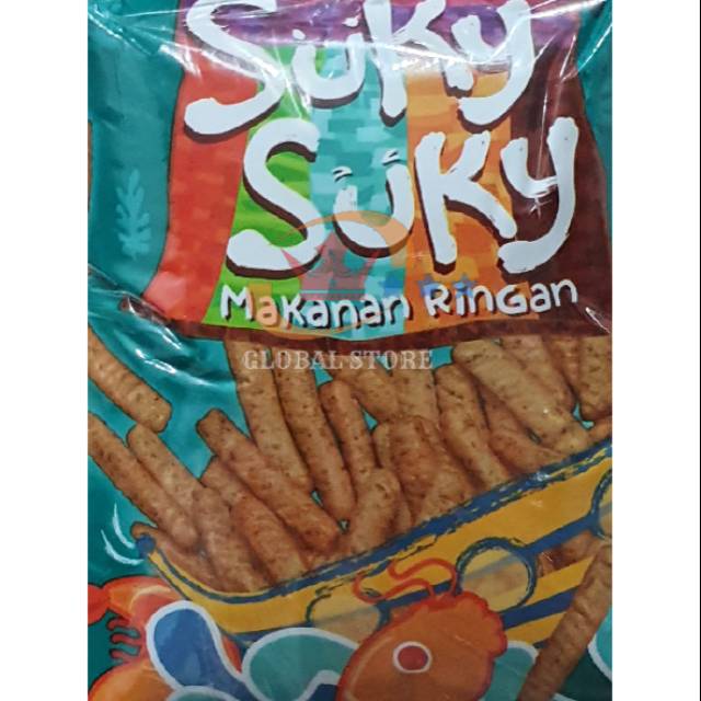 Makanan ringan oishi suky suky rasa seaweed