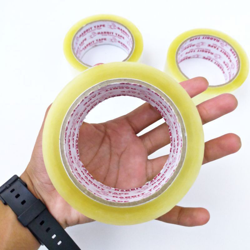 

Lakban Bening 90 yard FULL x 48mm Warna Bening lakban bening murah